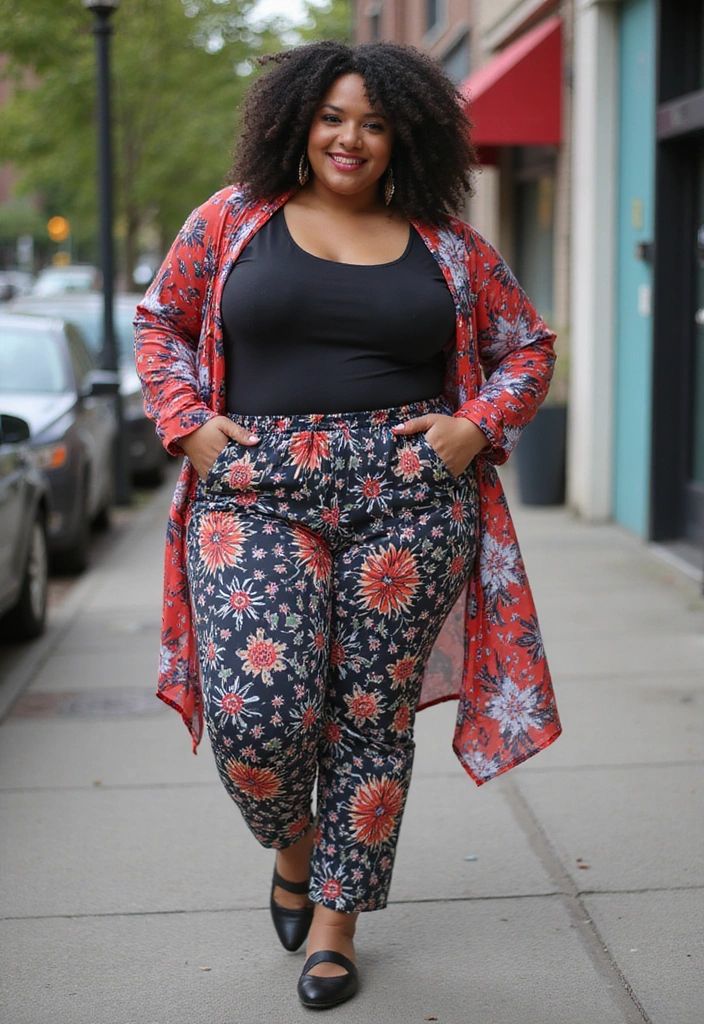 Plus Size Travel Outfit Ideas- 7