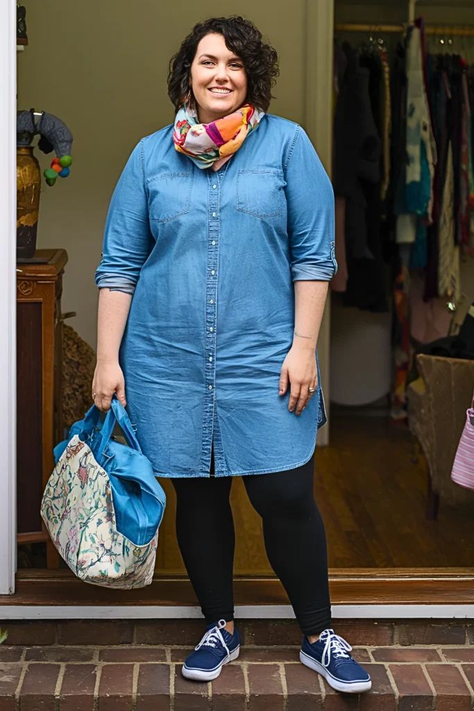 Plus Size Travel Outfit Ideas- 9