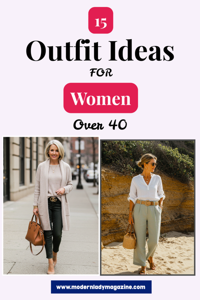Outfit ideas for women over 40