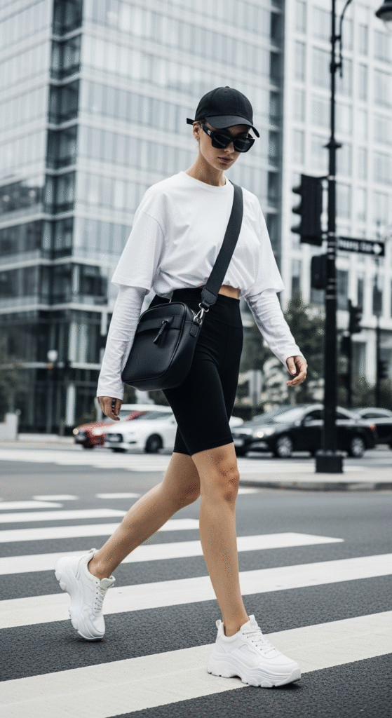 White Tee + Athleisure