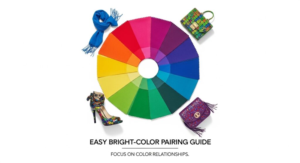 Bright color pairing guide