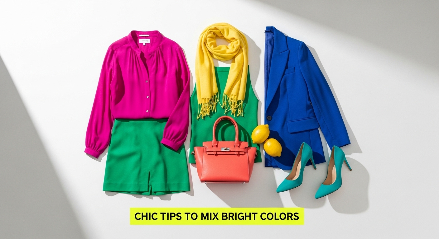 Chic tricks to mix bright colors