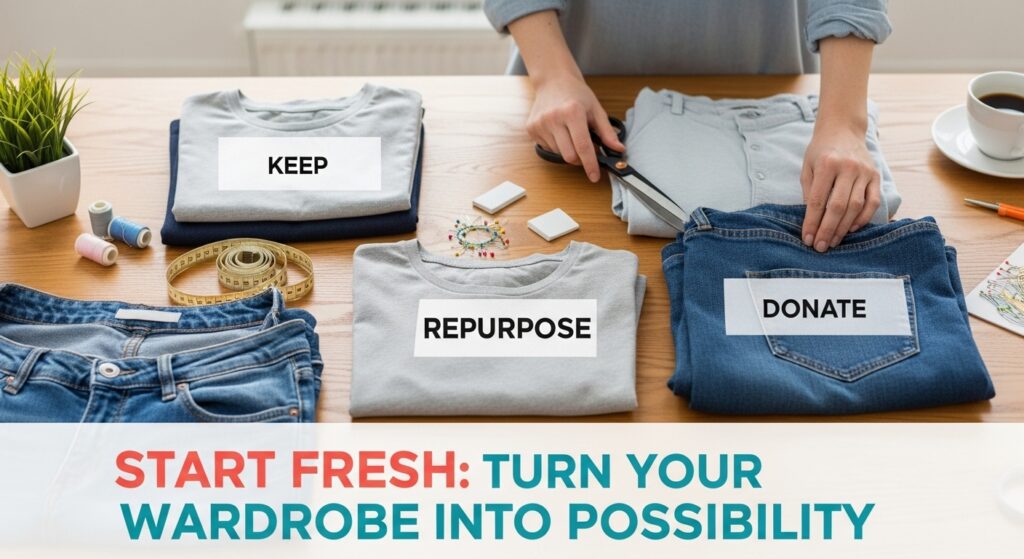 Keep, repurpose, donate