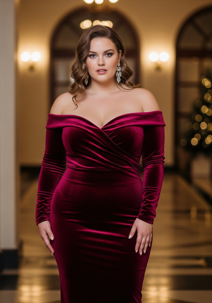 Dress Idea 6 for Plus Size Christmas Party