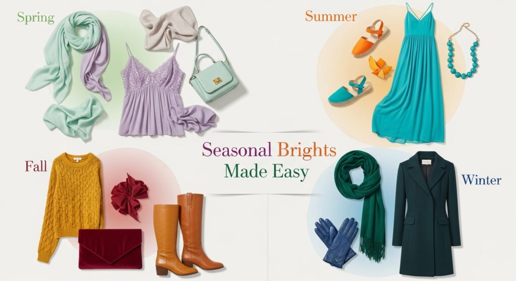 seasonal guide for bright colors