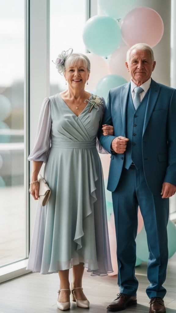 Soft Pastel Midi Dress