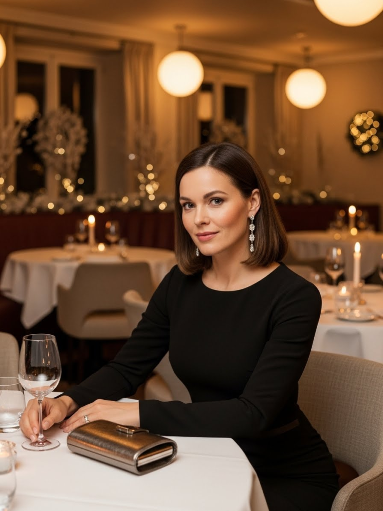 Classic LBD with Festive Accessories