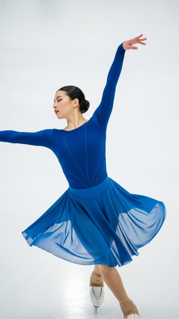 Body-Fit Bodysuit with High-Waist Skirt