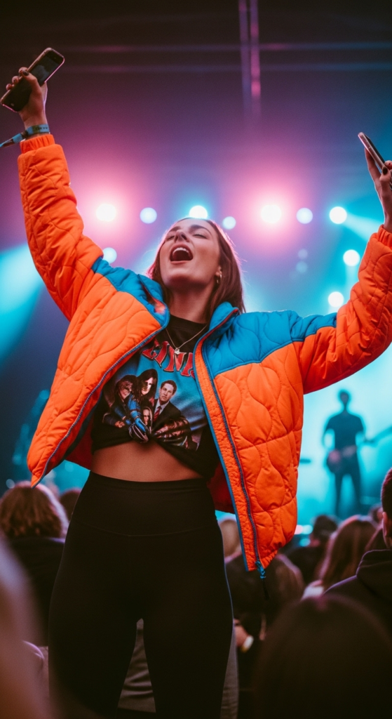 Puffer Jacket and Leggings Combo