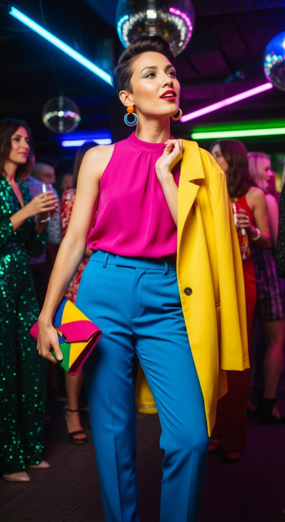 Bold Color Block Ensemble