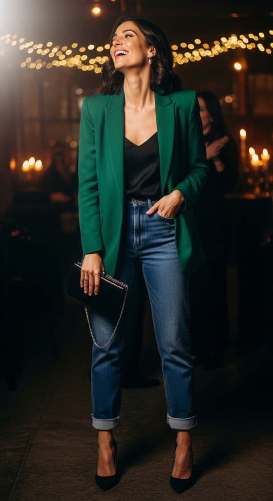 Sophisticated Blazer with Jeans