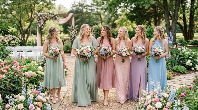10+ Stunning Garden Wedding Bridesmaids Dresses for Your Dream Ceremony