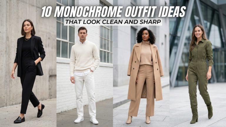 10 Monochrome Outfit Ideas That Look Clean and Sharp