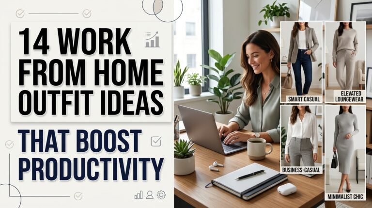 14 Work From Home Outfit Ideas That Boost Productivity